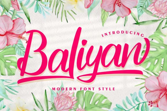 Baliyan Font: Bold, Beautiful & Authentic Handwritten Style
