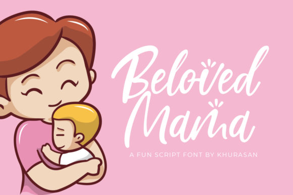 Beloved Mama: Navigating the Nuances of Elegant Handwritten Typography