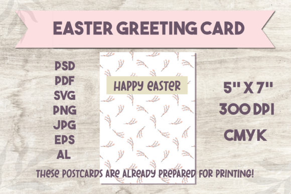 Easter Printable Greeting Card