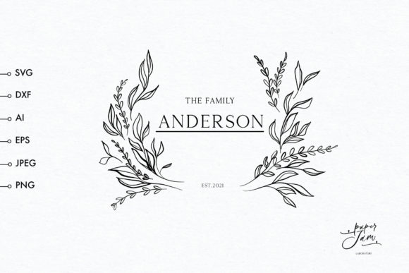 Flower Frame Monogram Svg: Elegant Design Solutions
