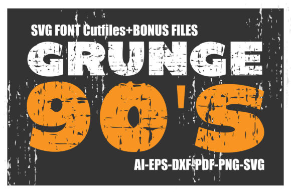 Grunge 90s Font Version: A Versatile Digital Asset for Creative Projects