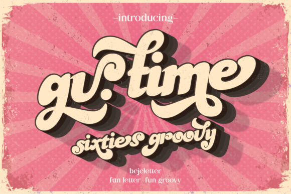 Gv. Time: The Bold Handwritten Font for Nostalgic Branding