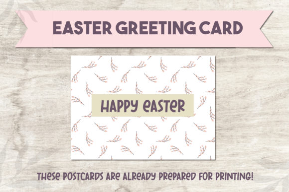 Happy Easter Greeting Card Design for Creative Projects