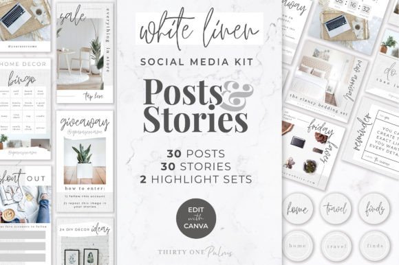 Instagram Template Bundle Linen: A Strategic Approach to Visual Consistency