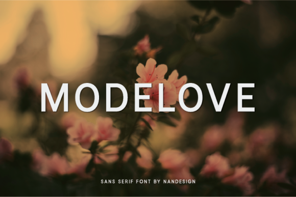 Modelove: The Minimalist Font for Modern Design