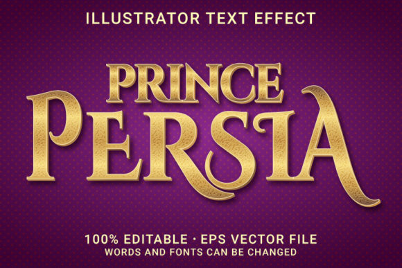 PRINCE PERSIA 3d -Editable Text Effect: Strategic Typography for Modern Projects