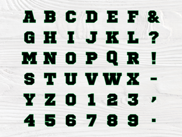 Sport Font, Varsity Font