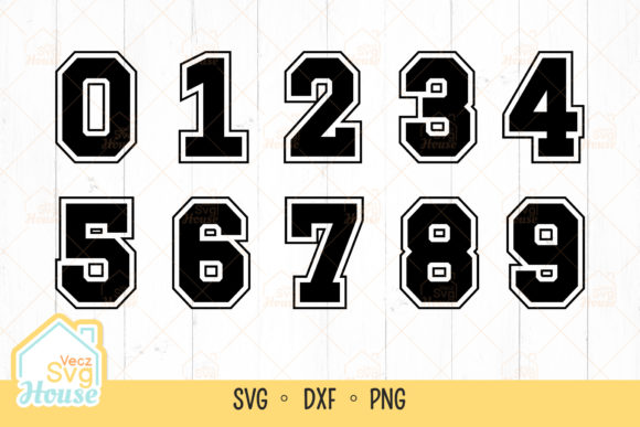 Sports Jersey Font Numbers Svg: The Ultimate Resource for Custom Athlete Designs