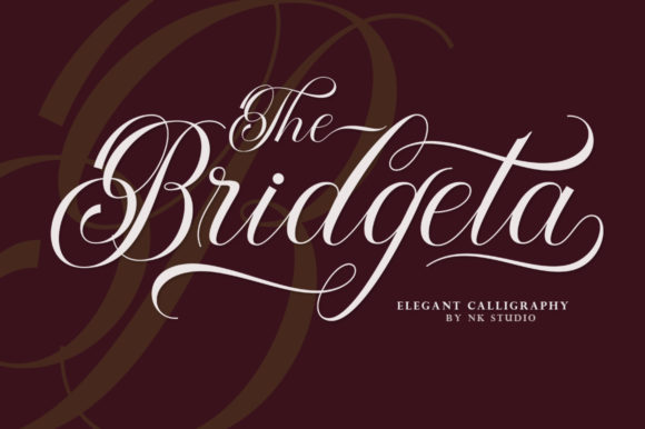 The Bridgeta: Elevating Design with Elegant Handwritten Typography