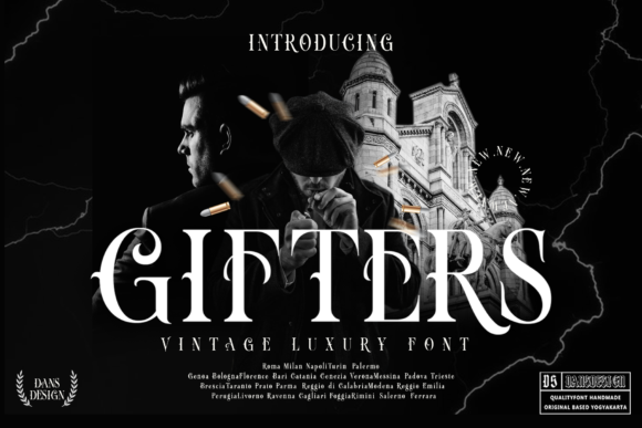 The Gothic Revival: Why Gifters is the Bold Choice for Dark, Elegant Typography
