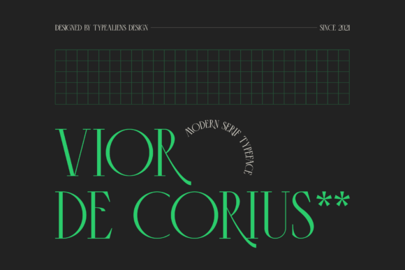Vior De Corius Font Review